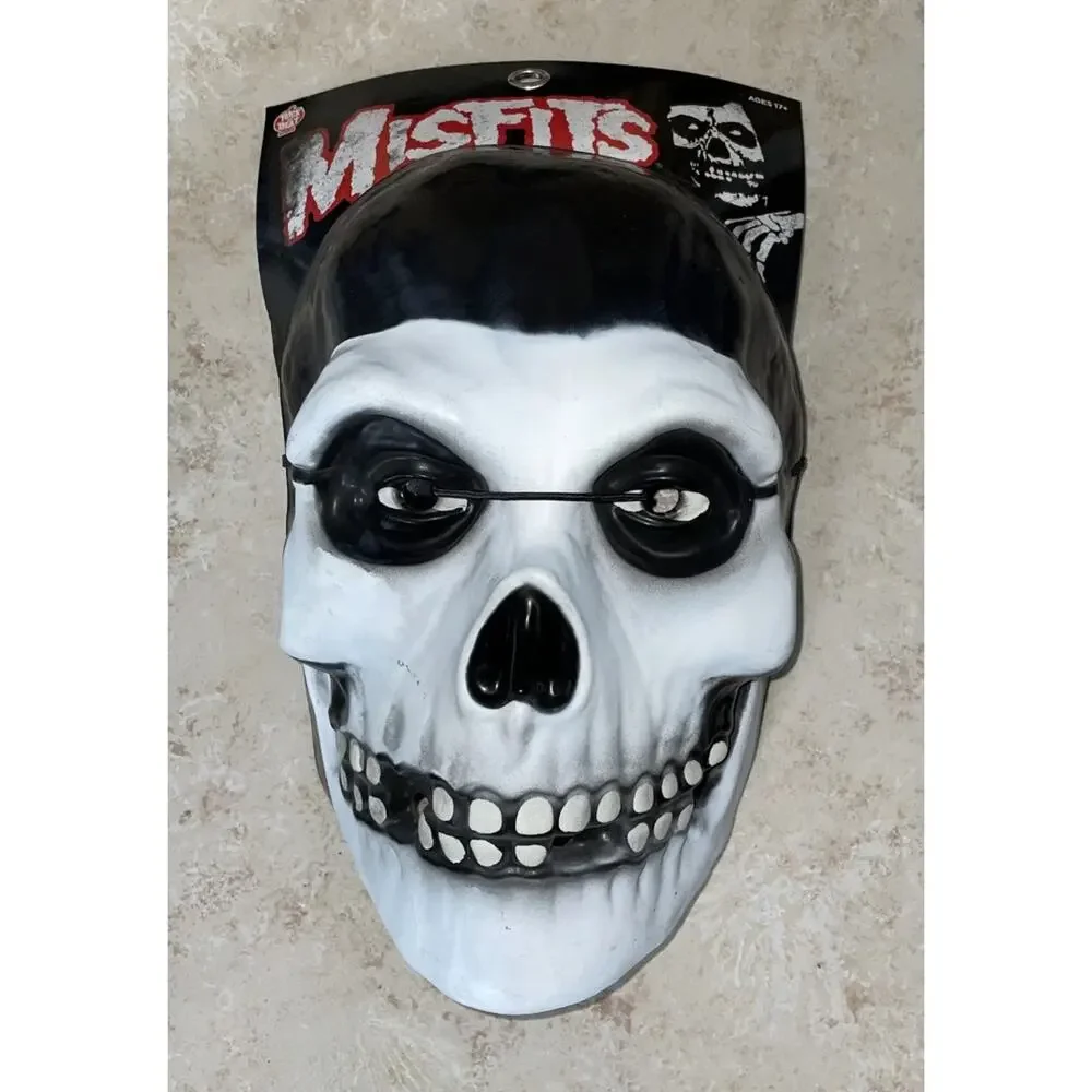ADULT MISFITS THE FIEND VACUFORM MASK SKELETON SKULL COSTUME ACCESSORY